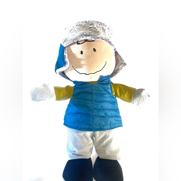 Charlie Brown Peanuts Large Holiday Greeter  23" Plush Stand Up Christmas Gemmy - Picture 7 of 12